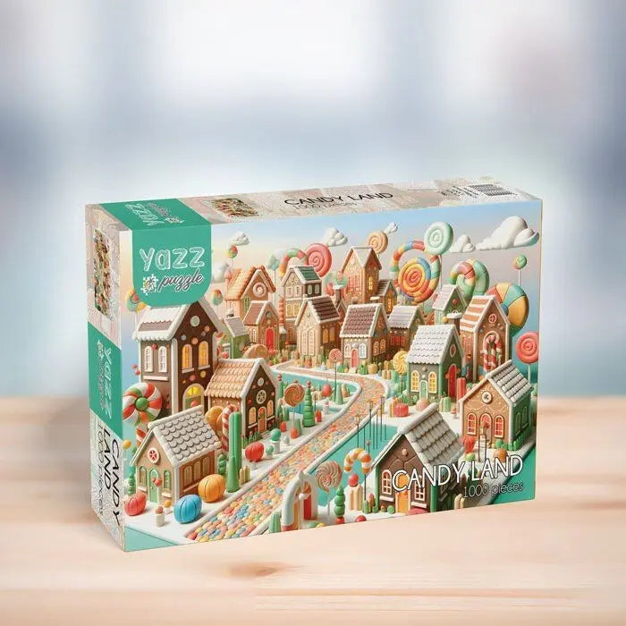 Box, turned right: Candy Land - 1000 Piece Jigsaw Puzzle (Yazz)