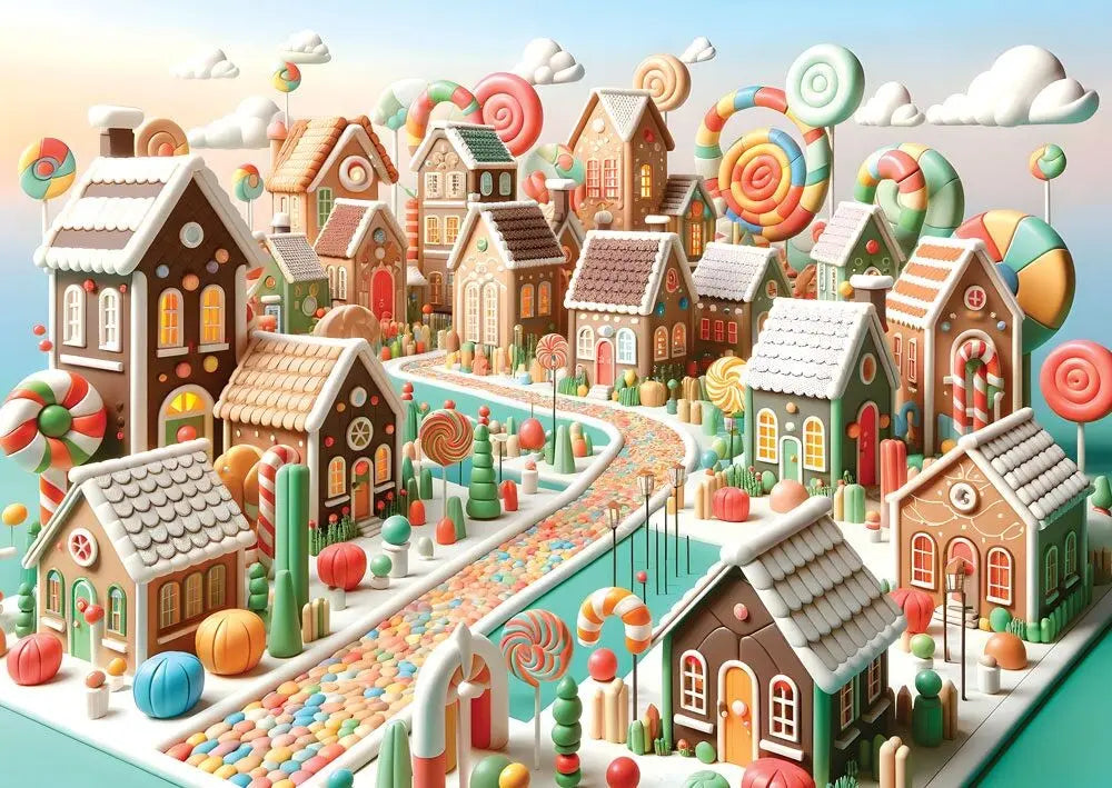 Artwork: Candy Land - 1000 Piece Jigsaw Puzzle (Yazz)