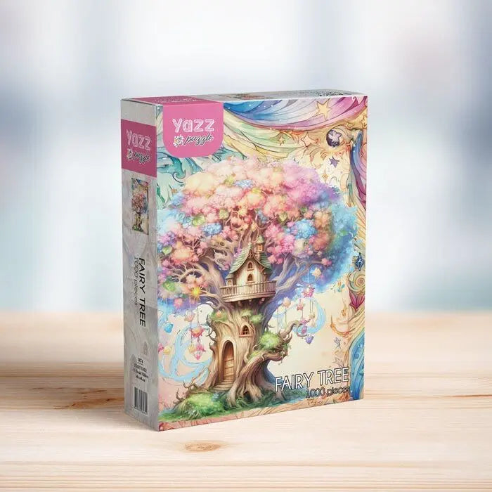 Box, turned left: Fairy Tree - 1000 Piece Jigsaw Puzzle (Yazz)