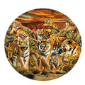 Artwork: Pieces - Lori Schory - Tigers Everywhere - 500 XXL Piece Jigsaw Puzzle (Sunsout)