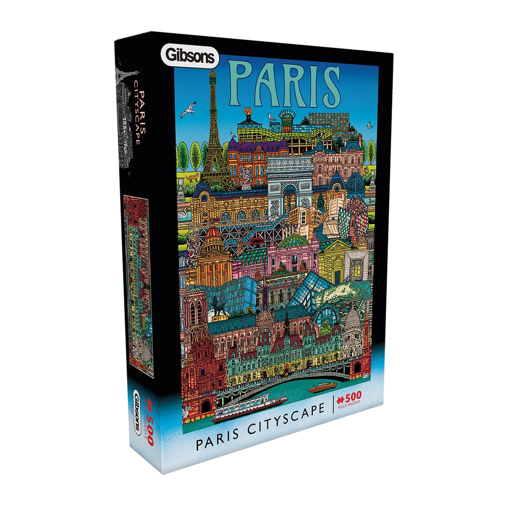Paris Cityscape – 500 Piece Jigsaw Puzzle (Gibsons)