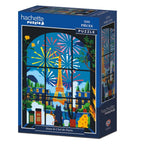 Box, turned left: Under the Paris Sky - 500 Piece Jigsaw Puzzle (Hachette)