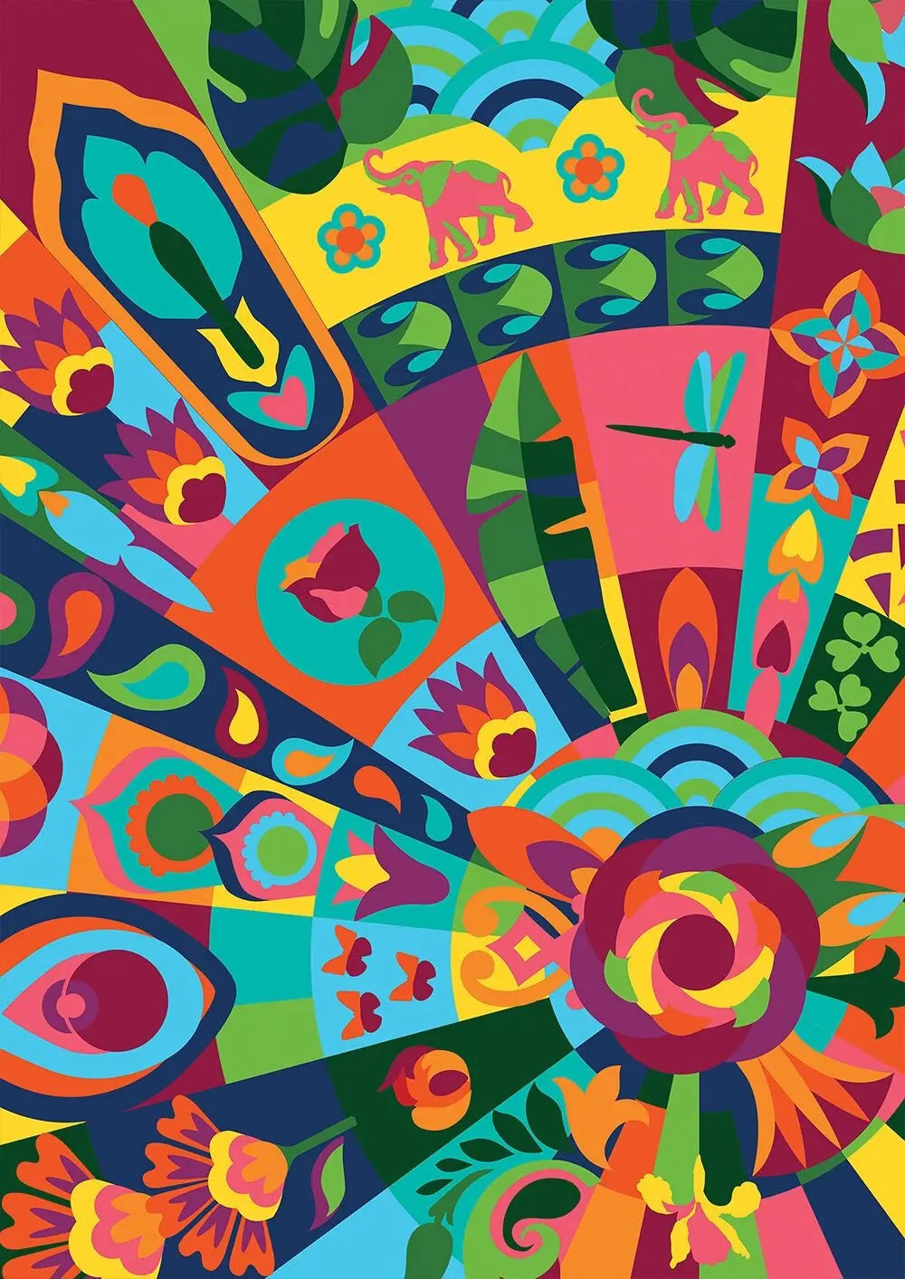 Artwork: Mandala - 500 Piece Jigsaw Puzzle (Hachette)