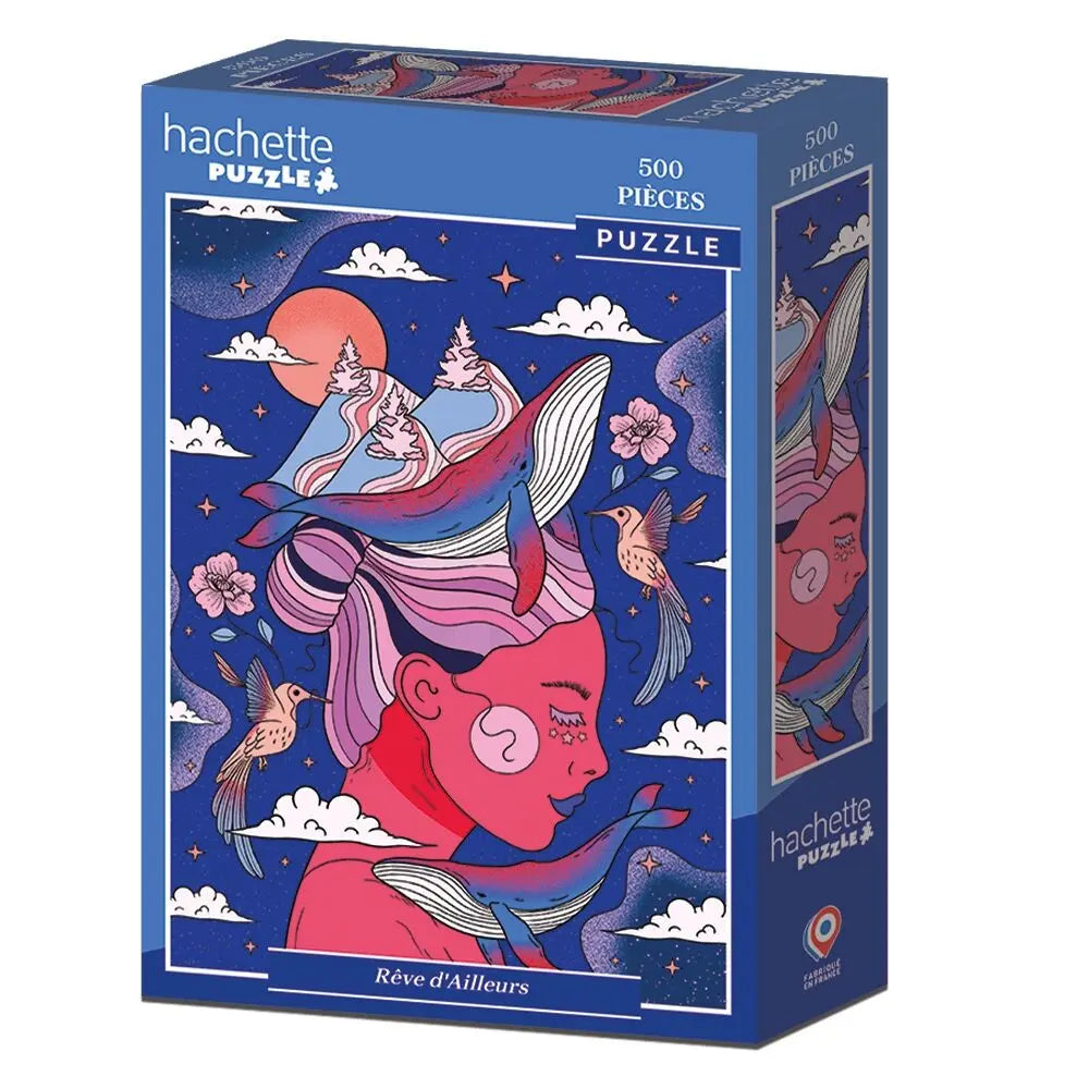 Box, turned left: Dream of Elsewhere - 500 Piece Jigsaw Puzzle (Hachette)