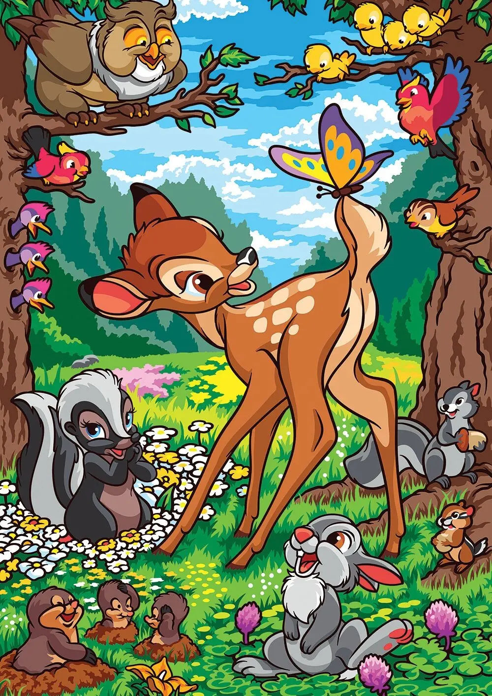 Artwork: Disney Classics: Bambi - 500 Piece Jigsaw Puzzle (Hachette)