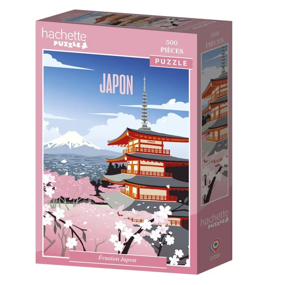 Box, turned left: Japan Escape - 500 Piece Jigsaw Puzzle (Hachette)