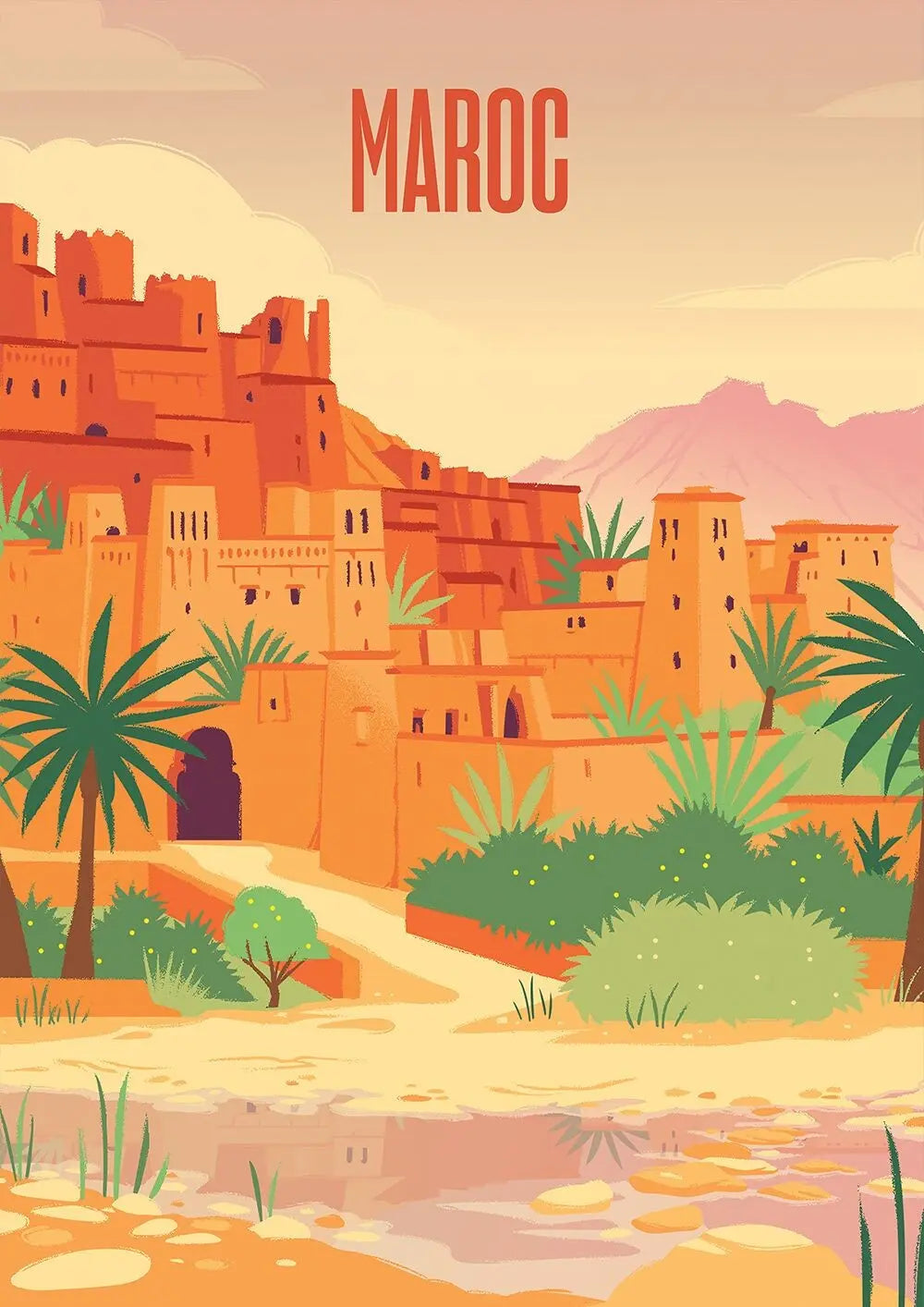 Artwork: Morocco Escape - 500 Piece Jigsaw Puzzle (Hachette)