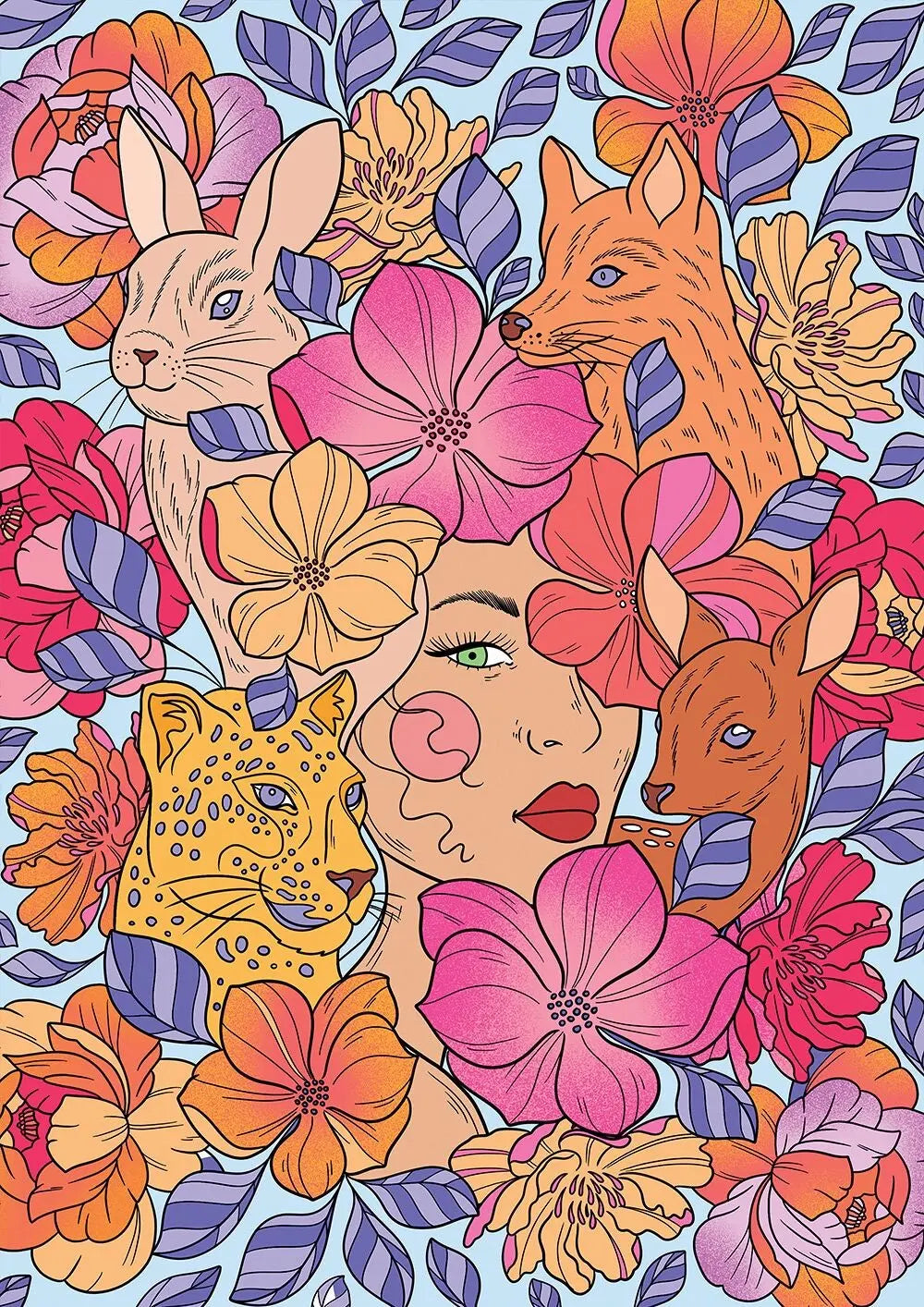 Artwork: Floral Love - 1000 Piece Jigsaw Puzzle (Hachette)