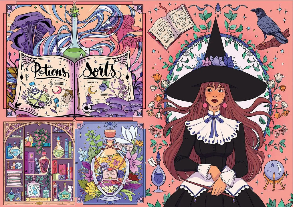 Artwork: The Spell Workshop - 1000 Piece Jigsaw Puzzle (Hachette)