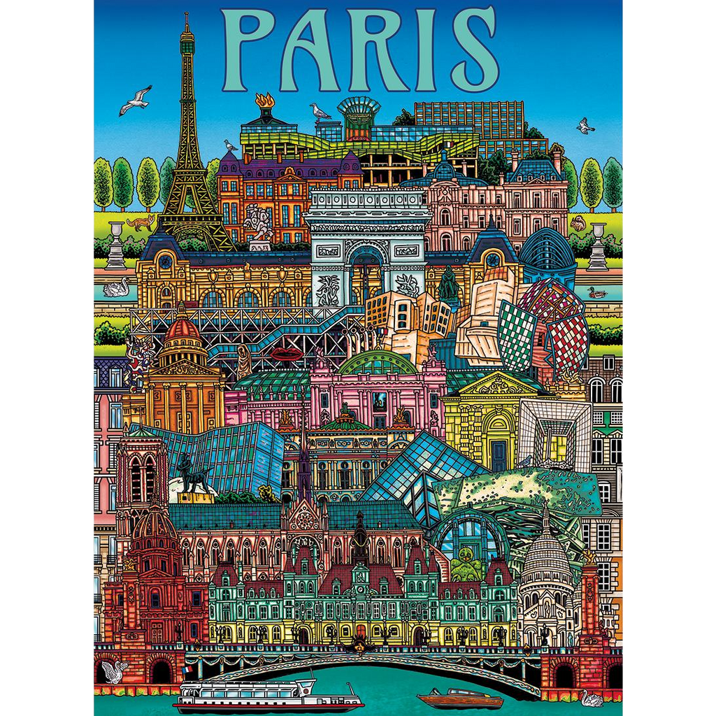 Paris Cityscape – 500 Piece Jigsaw Puzzle (Gibsons)