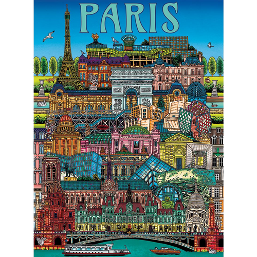 Paris Cityscape – 500 Piece Jigsaw Puzzle (Gibsons)