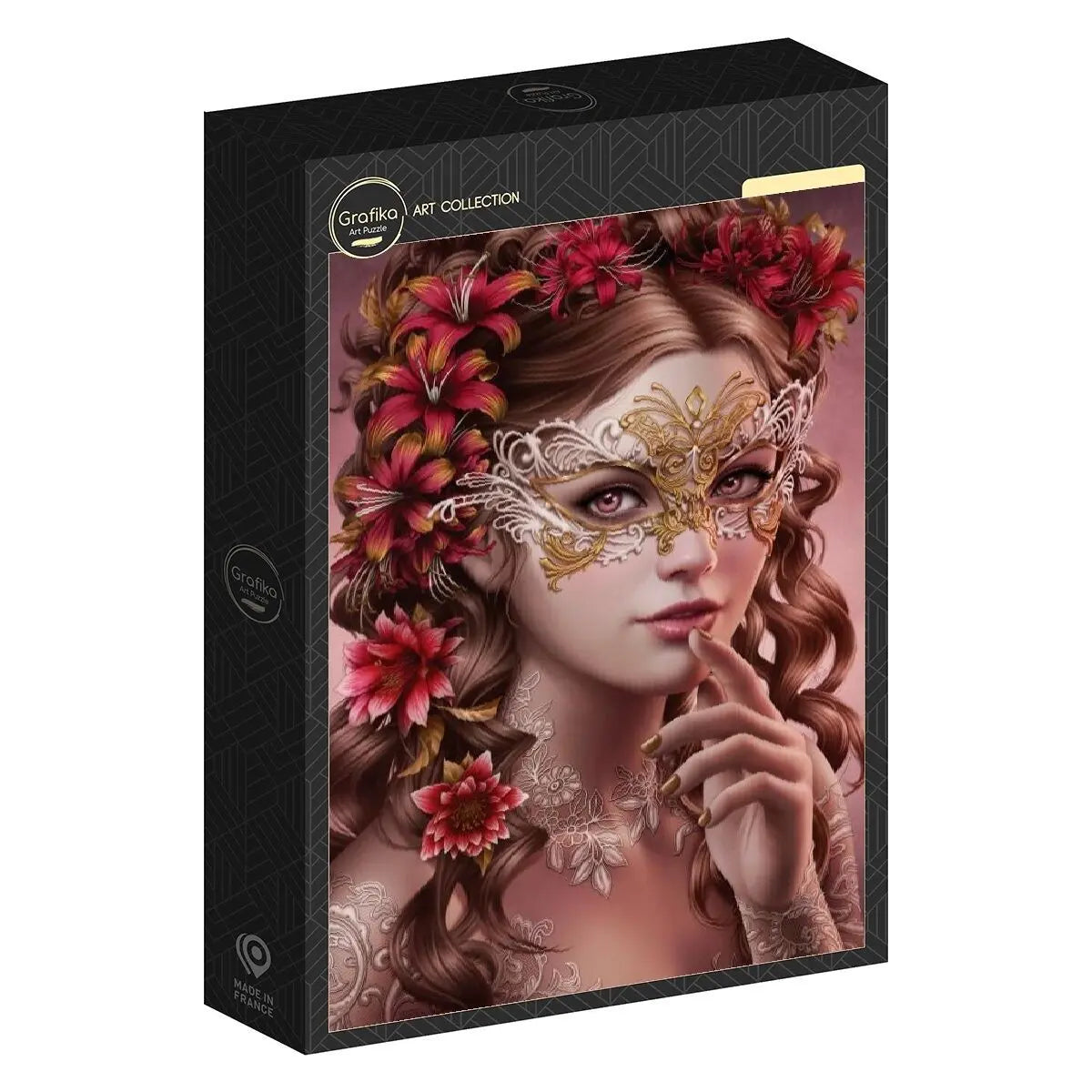 Box, turned left: Masquerade - 1000 Piece Jigsaw Puzzle (Grafika)