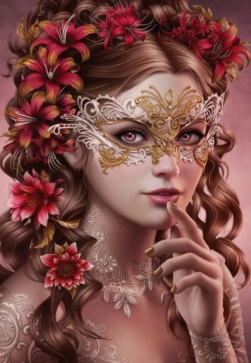 Artwork: Masquerade - 1000 Piece Jigsaw Puzzle (Grafika)