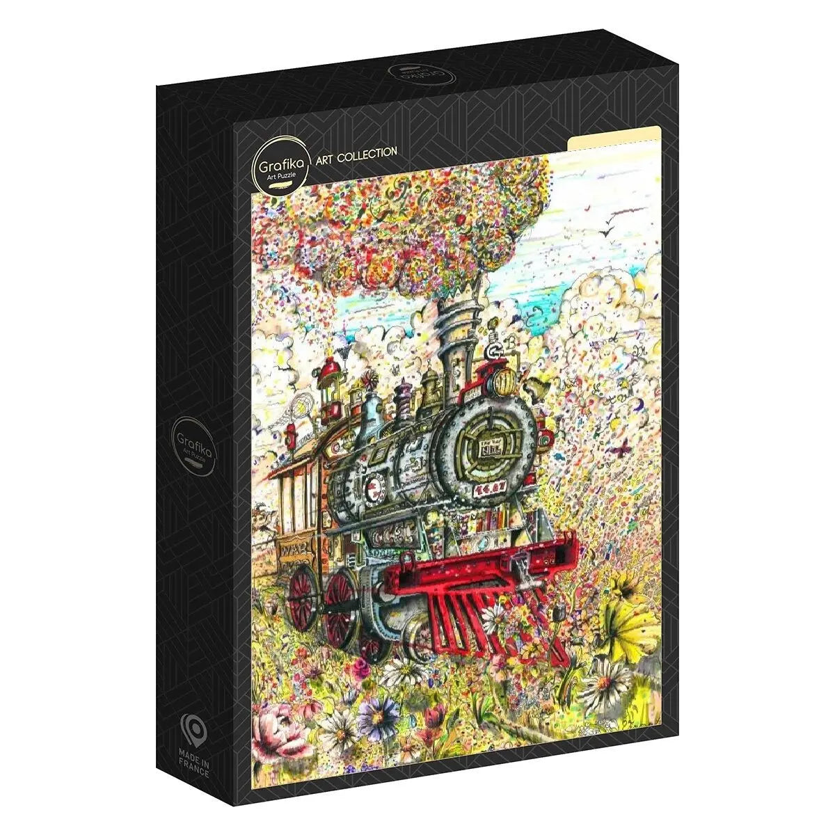 Box, turned right: Full Steam Ahead - 500 Piece Jigsaw Puzzle (Grafika)