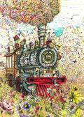 Artwork: Full Steam Ahead - 500 Piece Jigsaw Puzzle (Grafika)