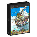 Box, turned right: Storming the Waves - 1000 Piece Jigsaw Puzzle (Grafika)