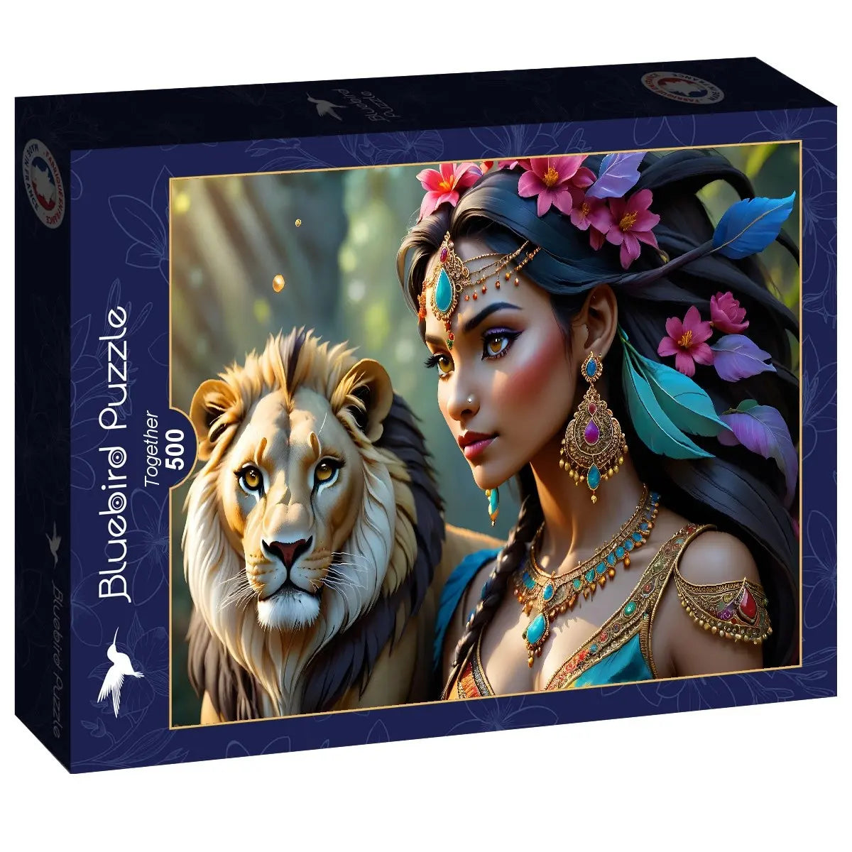 Box, turned left: Together - 500 Piece Jigsaw Puzzle (Bluebird)