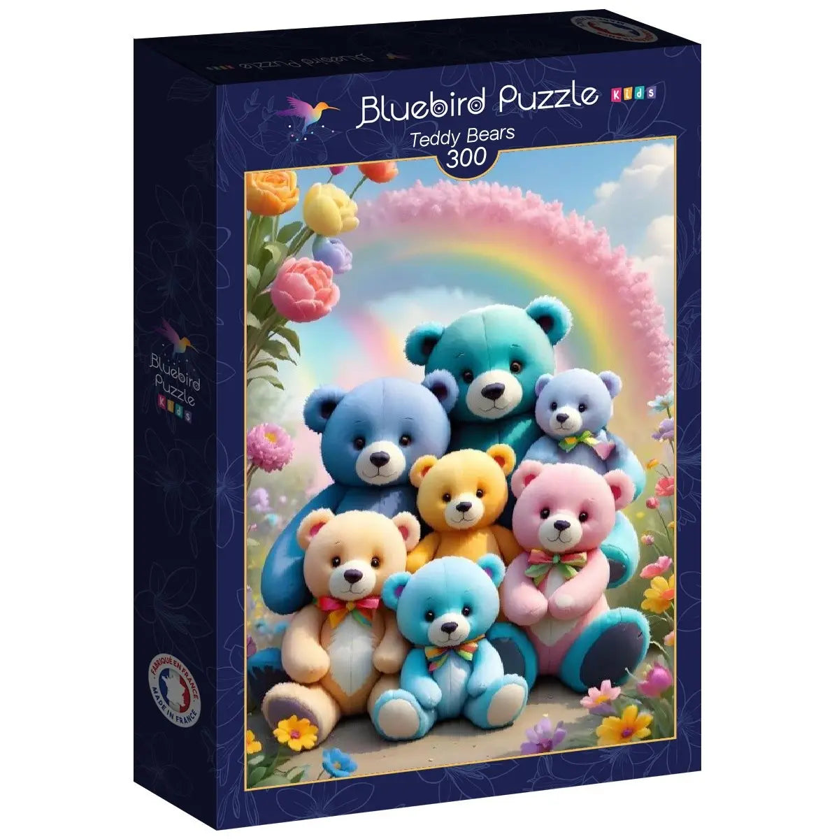 Box, turned left: Teddy Bears - 300 Piece Jigsaw Puzzle (Bluebird)