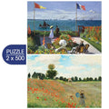 Artwork: Monet's Art: Terrace at Sainte-Adresse - Poppy - 500 Piece Jigsaw Puzzle (Grafika)