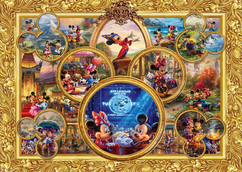 Artwork: Disney Mickey and Minnie Disney Dreams Collection by Thomas Kinkade – 2000 Piece Jigsaw Puzzle (Schmidt)