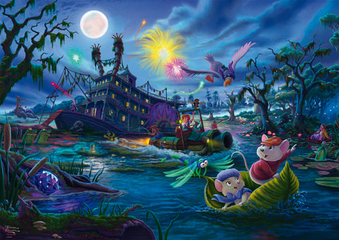 Disney The Rescuers by Thomas Kinkade - 1000 Piece Jigsaw Puzzle (Schmidt)