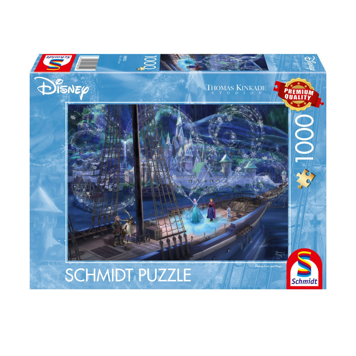 Pre-order: Disney Frozen Love and Magic by Thomas Kinkade – 1000 Piece Jigsaw Puzzle (Schmidt)