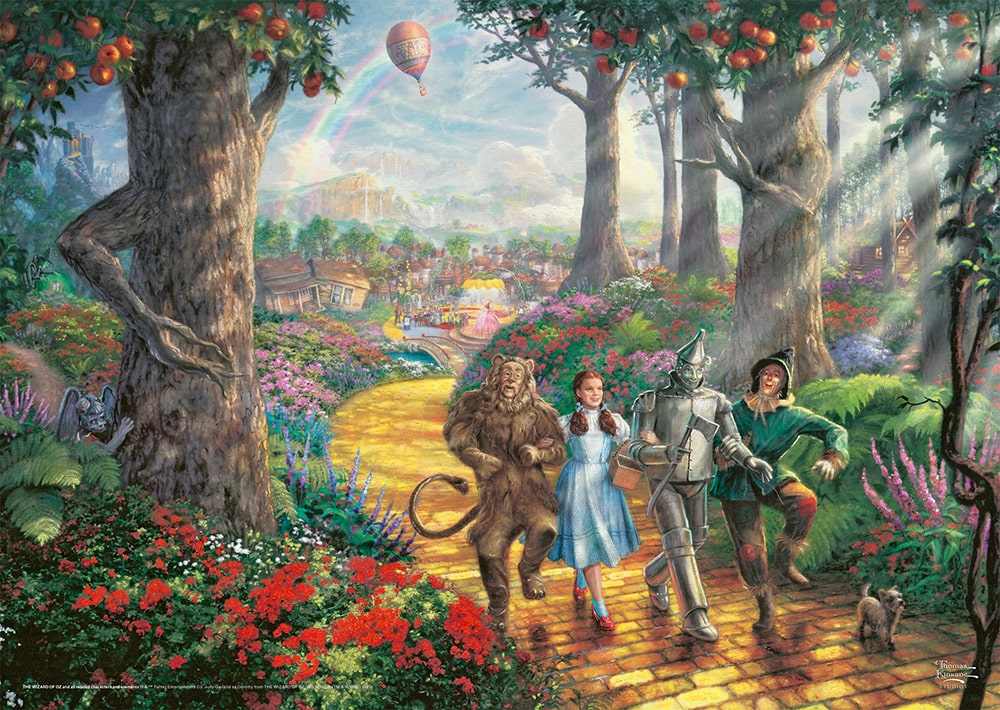 Artwork: The Wizard of Oz by Thomas Kinkade – 1000 Piece Jigsaw Puzzle (Schmidt)