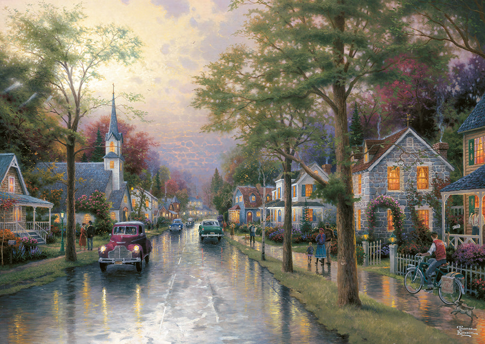 Artwork: The Waking by Thomas Kinkade – 1000 Piece Jigsaw Puzzle (Schmidt)