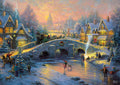 Artwork: Spirit of Christmas by Thomas Kinkade – 1000 Piece Jigsaw Puzzle (Schmidt)