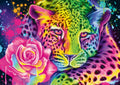 Neon Rainbow Leopard by Sheena Pike – 1000 Piece Jigsaw Puzzle (Schmidt)