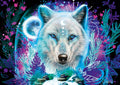 Artwork: Neon Arctic Wolf by Sheena Pike – 1000 Piece Jigsaw Puzzle (Schmidt)