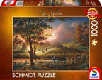 Sun Gold over Ripe Fields by Terry Redlin – 1000 Piece Jigsaw Puzzle (Shmidt)