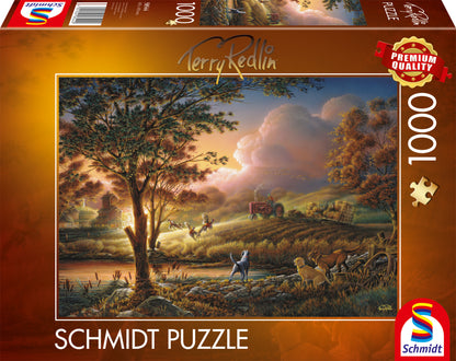 Shmidt - Terry Redlin: Sun Gold over Ripe Fields - 1000 Piece Jigsaw Puzzle