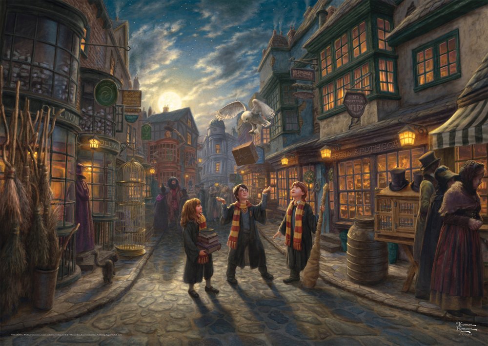 Artwork: Harry Potter: Diagon Alley – 1000 Piece Jigsaw Puzzle (Schmidt)
