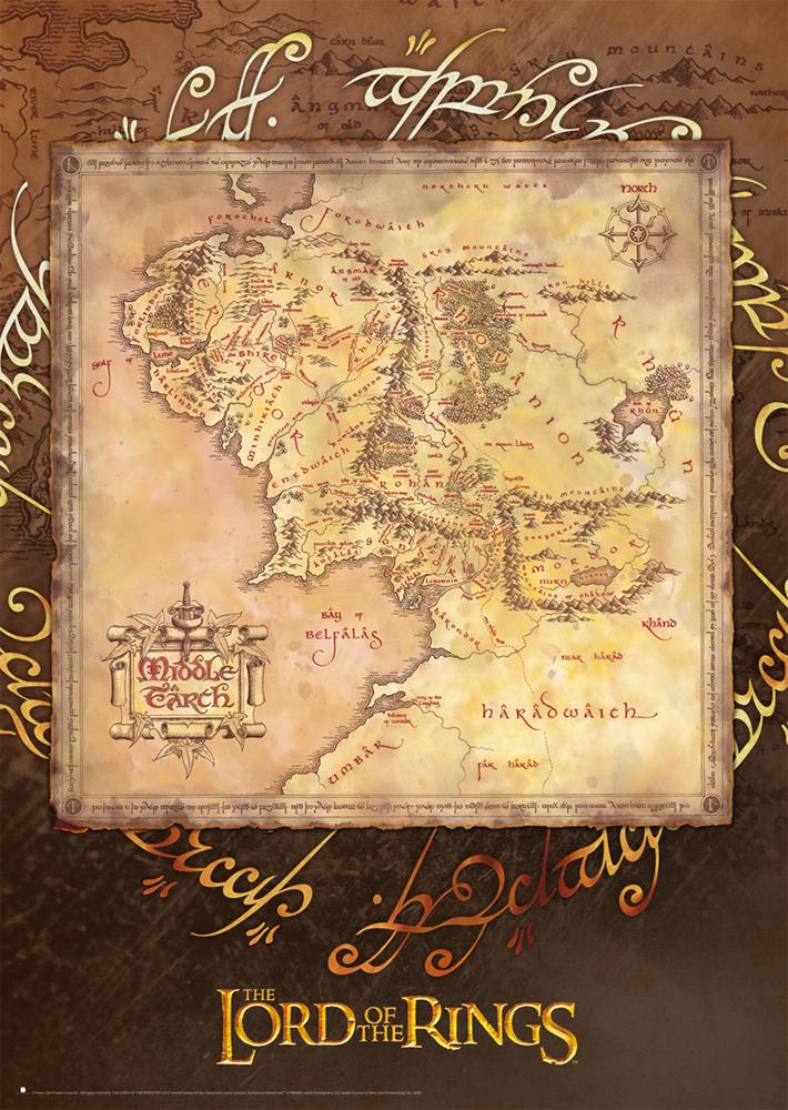 Artwork: The Lord of the Rings: Middle Earth – 1000 Piece Jigsaw Puzzle (Schmidt)