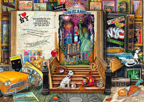 Memories of New York by Aimee Stewart - 1000 Piece Jigsaw Puzzle (Schmidt)