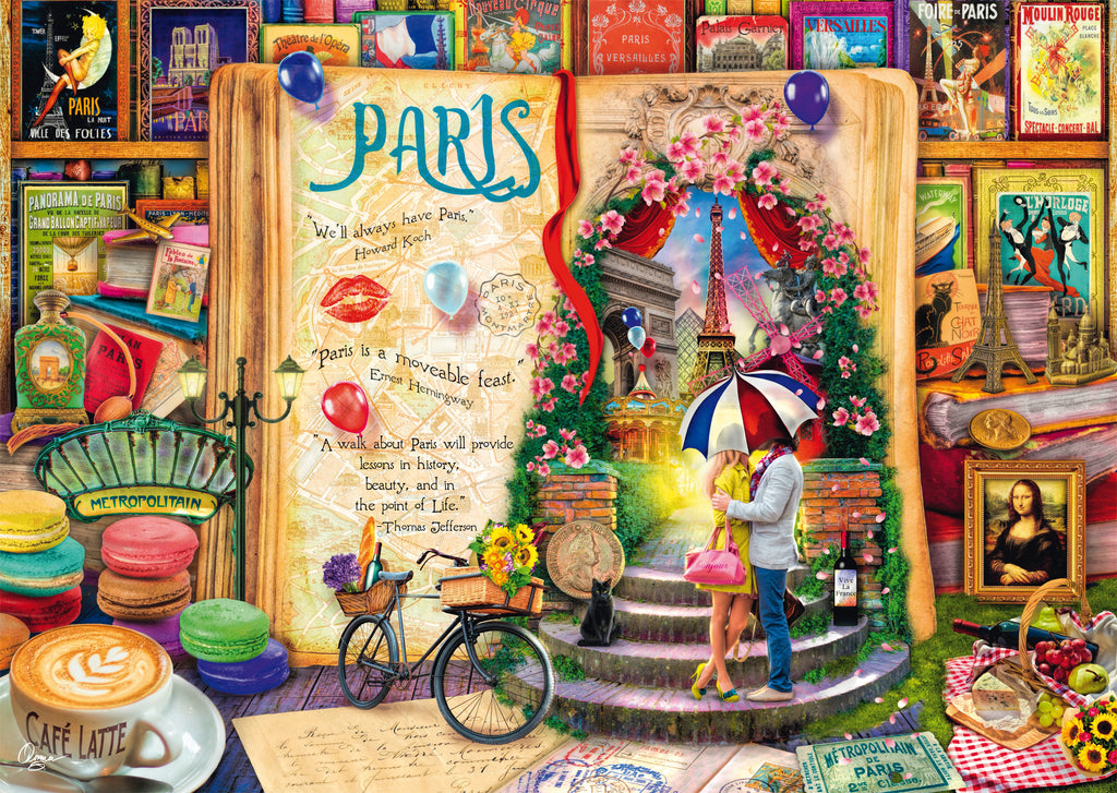 Memories of Paris by Aimee Stewart - 1000 Piece Jigsaw Puzzle (Schmidt)