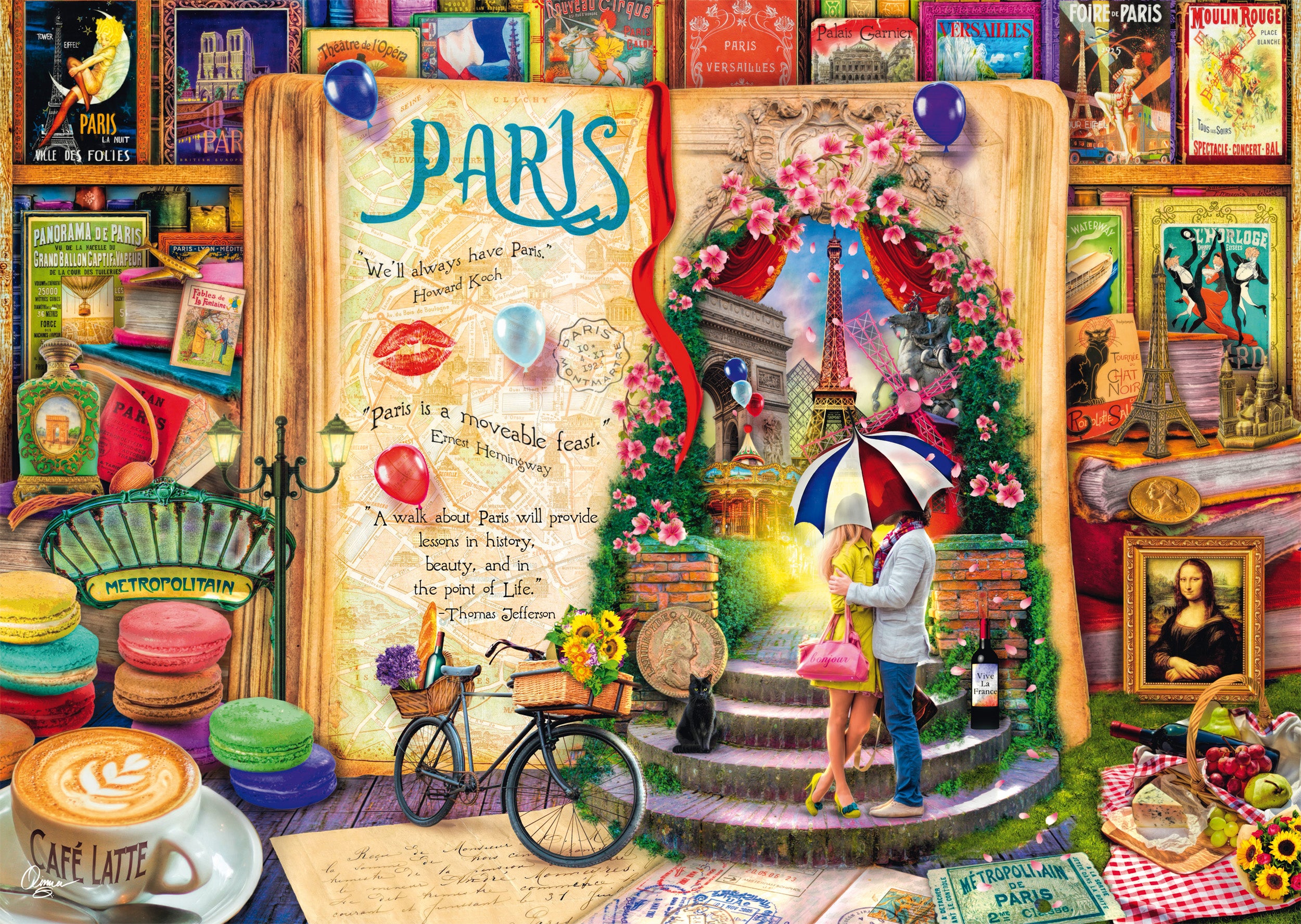 Memories of Paris by Aimee Stewart - 1000 Piece Jigsaw Puzzle (Schmidt)