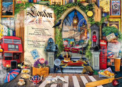 Memories of London by Aimee Stewart - 1000 Piece Jigsaw Puzzle (Schmidt)