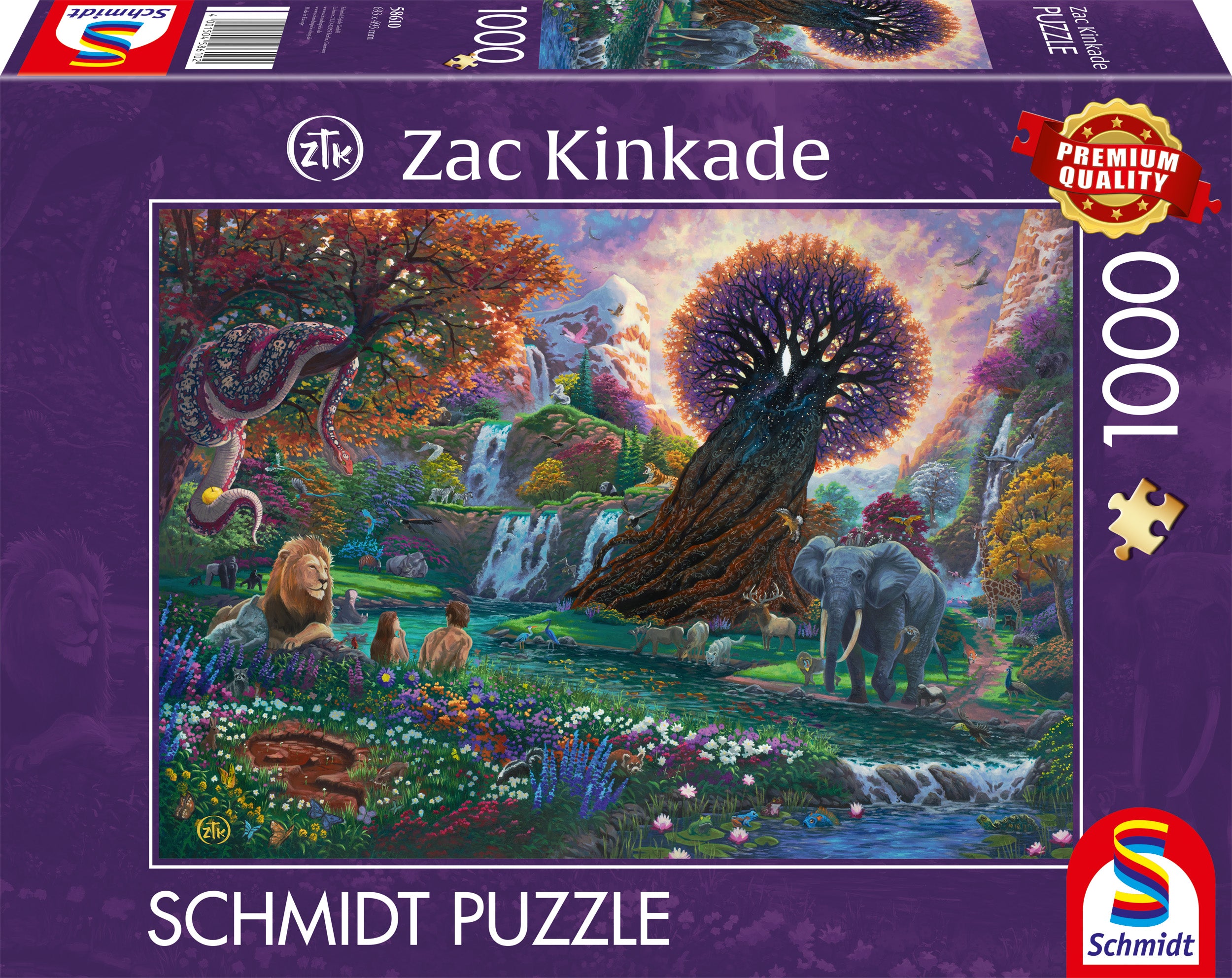 The Garden of Eden by Zac Kinkade - 1000 Piece Jigsaw Puzzle (Schmidt)