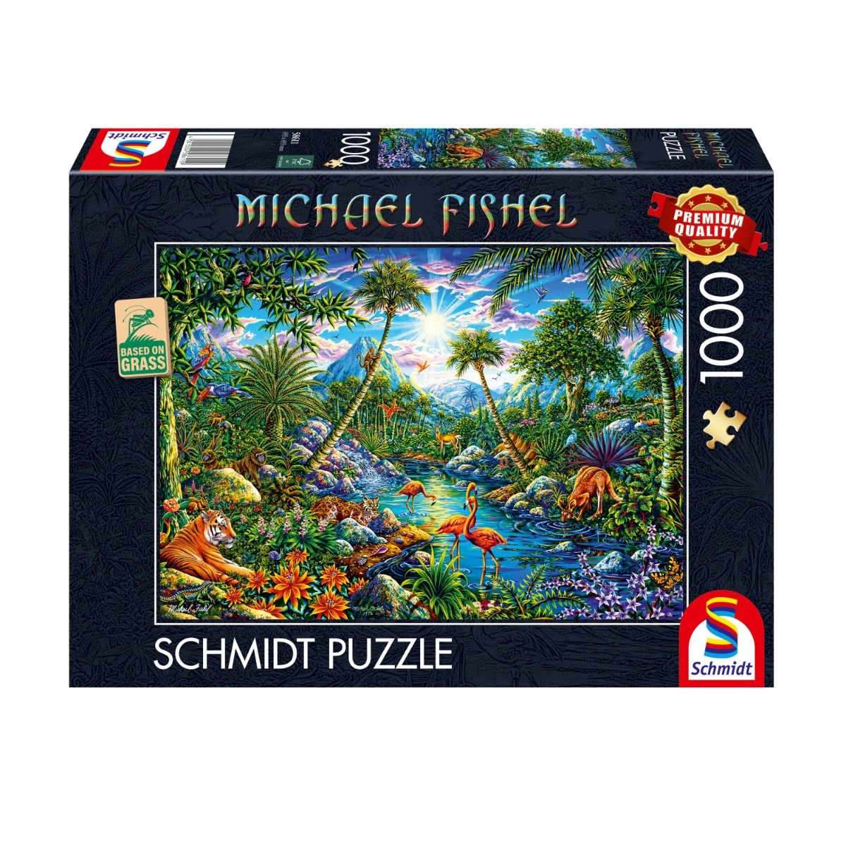 Island Paradise by Michael Fishel - 1000 Piece Jigsaw Puzzle (Schmidt Puzzle)