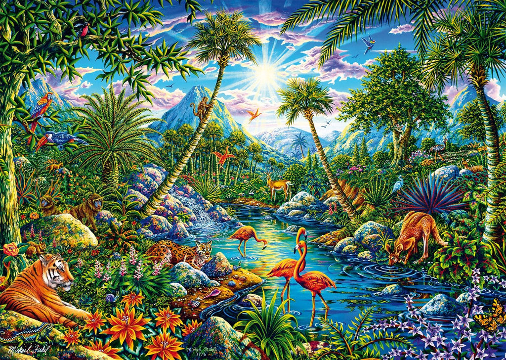 Island Paradise by Michael Fishel - 1000 Piece Jigsaw Puzzle (Schmidt Puzzle)