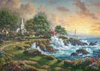 Seaside Haven by Thomas Kinkade - 1000 Piece Jigsaw Puzzle (Schmidt)