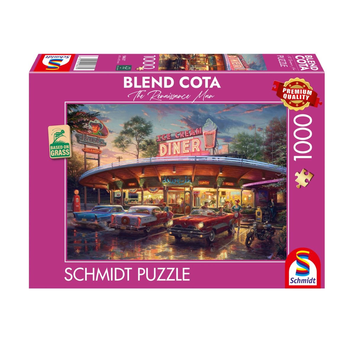 American Diner by Blend Cota - 1000 Piece Jigsaw Puzzle (Schmidt)