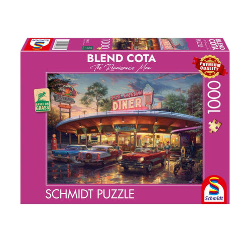 American Diner by Blend Cota - 1000 Piece Jigsaw Puzzle (Schmidt)