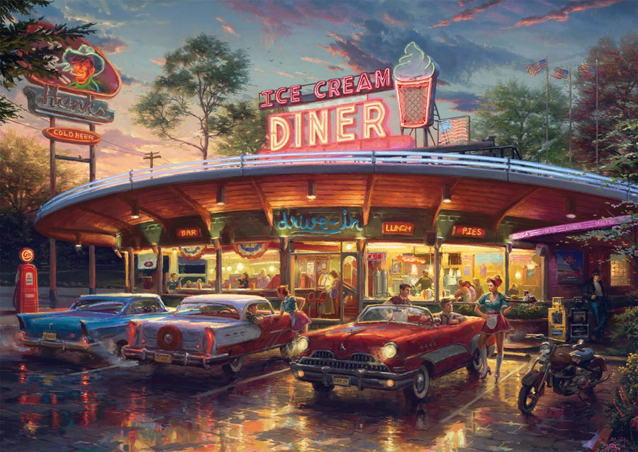 American Diner by Blend Cota - 1000 Piece Jigsaw Puzzle (Schmidt)