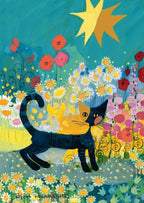 Cat In Flower Meadow by Rosina Wachtmeister - 1000 Piece Jigsaw Puzzle (Schmidt Spiele)