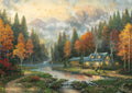 Autumn Evening by the Lake by Thomas Kinkade Studios - 1000 Piece Jigsaw Puzzle (Schmidt)