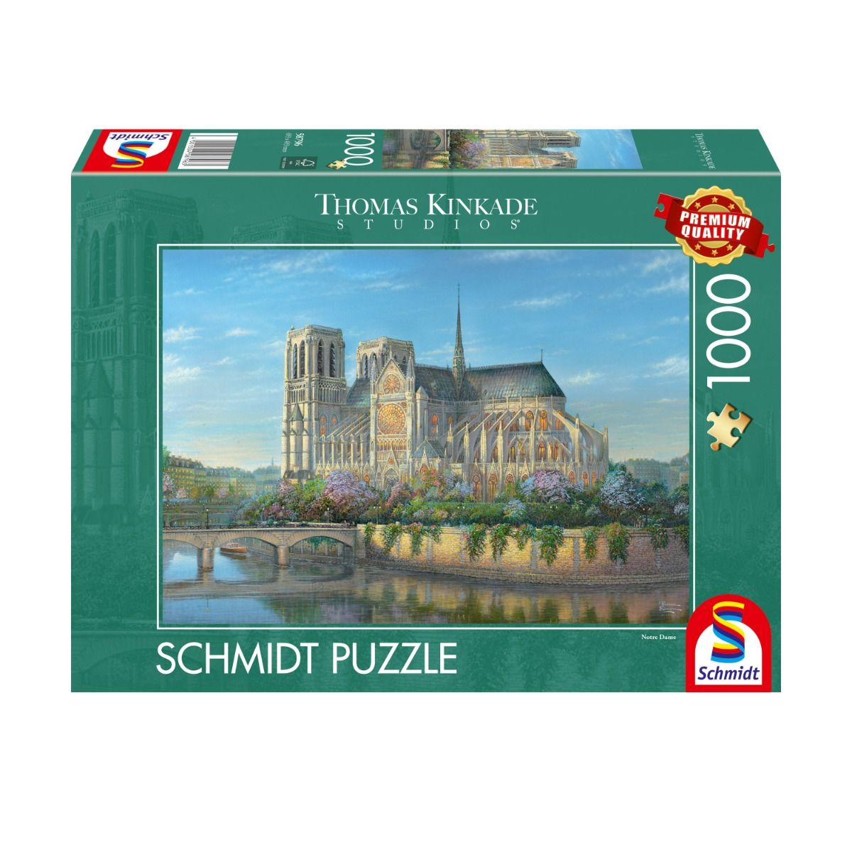 Thomas Kinkade Studios: Notre Dame - 1000 Piece Jigsaw Puzzle (Schmidt)