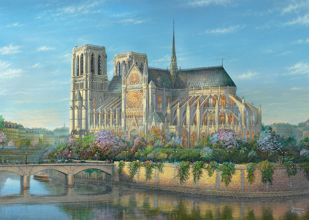 Thomas Kinkade Studios: Notre Dame - 1000 Piece Jigsaw Puzzle (Schmidt)